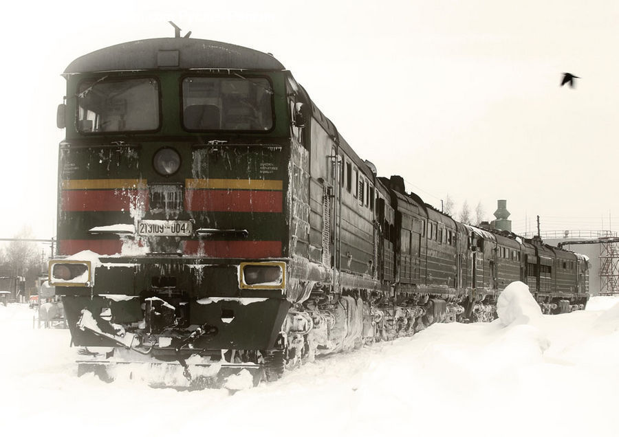 Train, Vehicle, Transportation, Ice, Outdoors, Snow, Locomotive