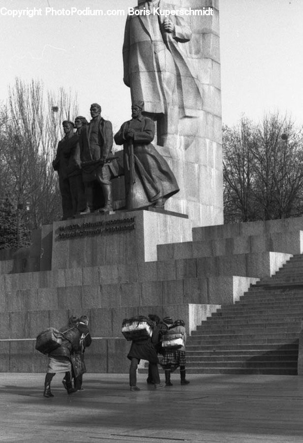 People, Person, Human, Monument, Art, Sculpture, Statue