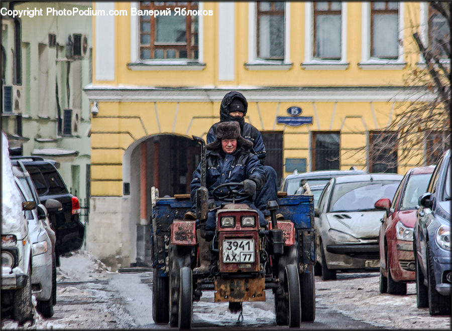 People, Person, Human, Automobile, Car, Vehicle, Scooter