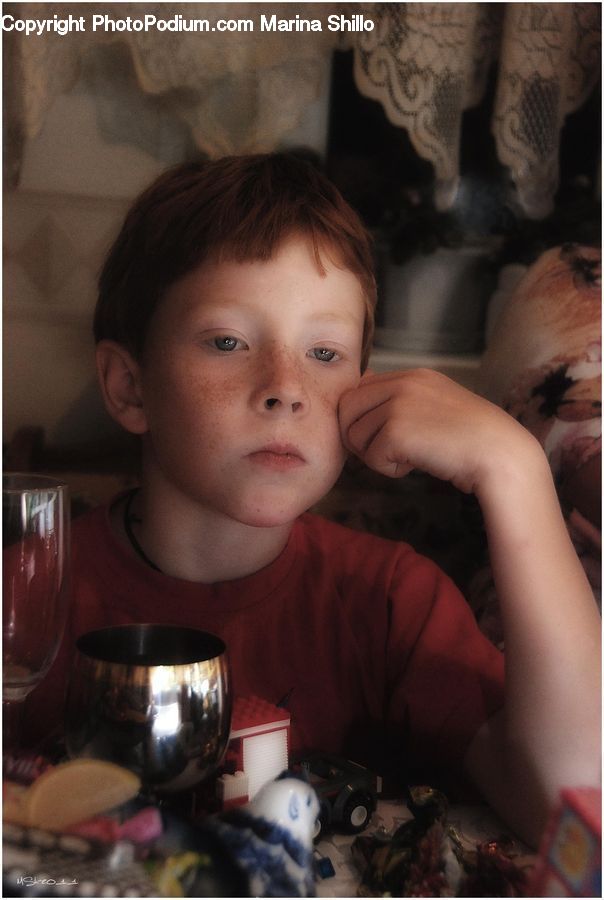 Human, People, Person, Glass, Bowl, Goblet, Portrait