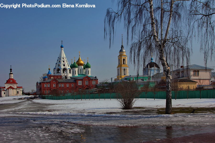 Architecture, Church, Worship, Castle, Fort, Barge, Boat