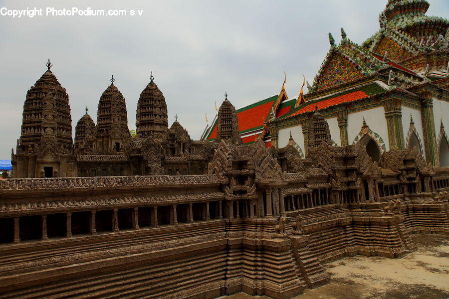 Architecture, Shrine, Temple, Worship, Building, Pagoda, Castle