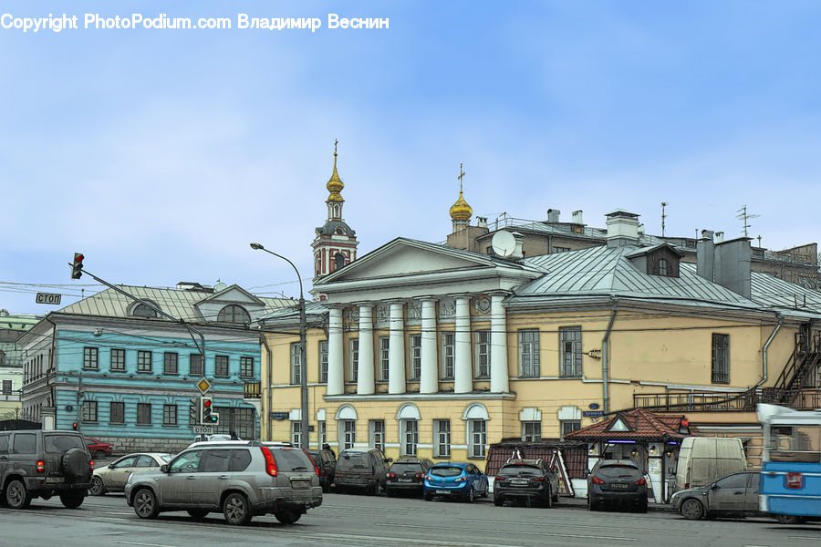 Automobile, Car, Vehicle, Suv, Architecture, Cathedral, Church