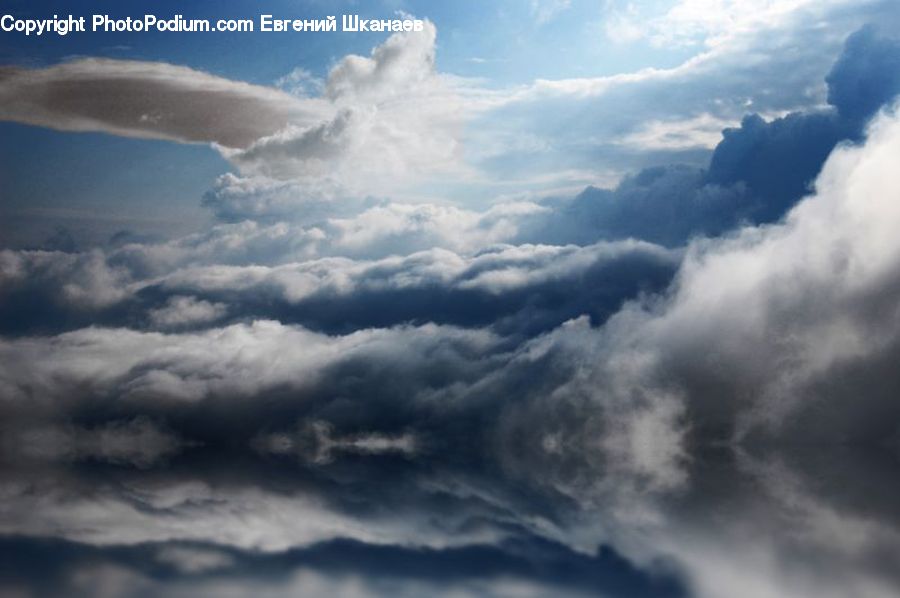 Azure Sky, Cloud, Outdoors, Sky, Cumulus