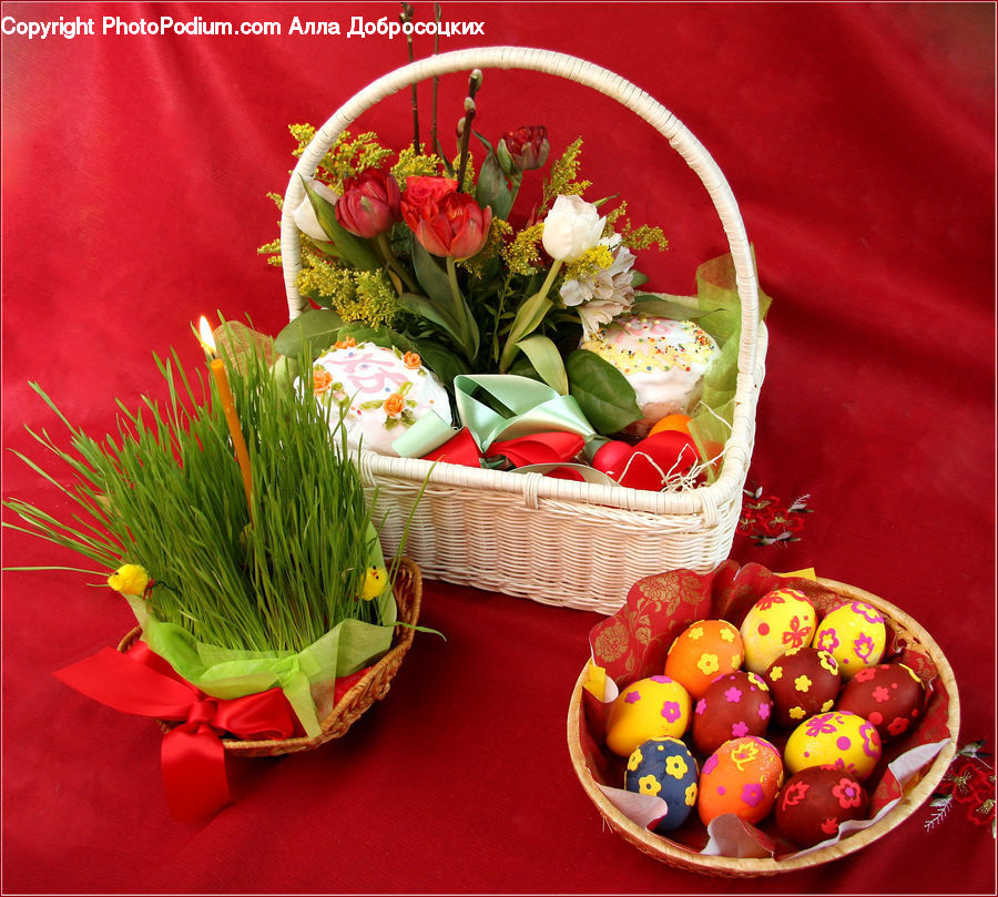 Floral Design, Flower, Flower Arrangement, Flower Bouquet, Ikebana, Fruit, Easter Egg