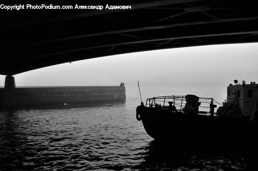 Boat, Watercraft, Bridge, Cruise Ship, Ferry, Freighter, Ship