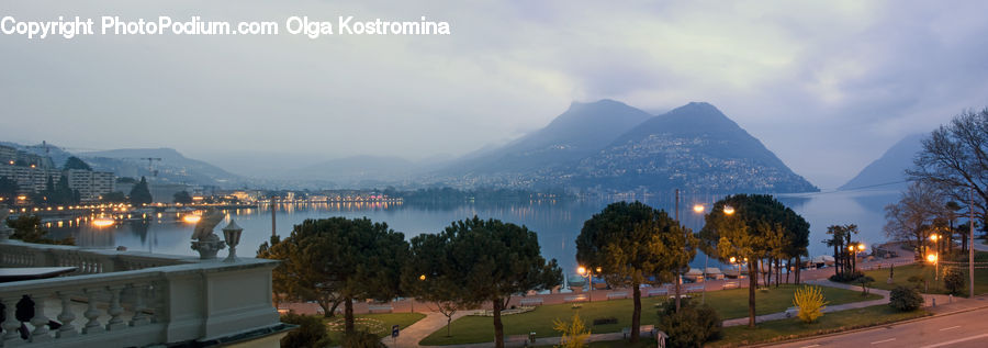 Campus, Landscape, Nature, Scenery, Waterfront, Bridge, City