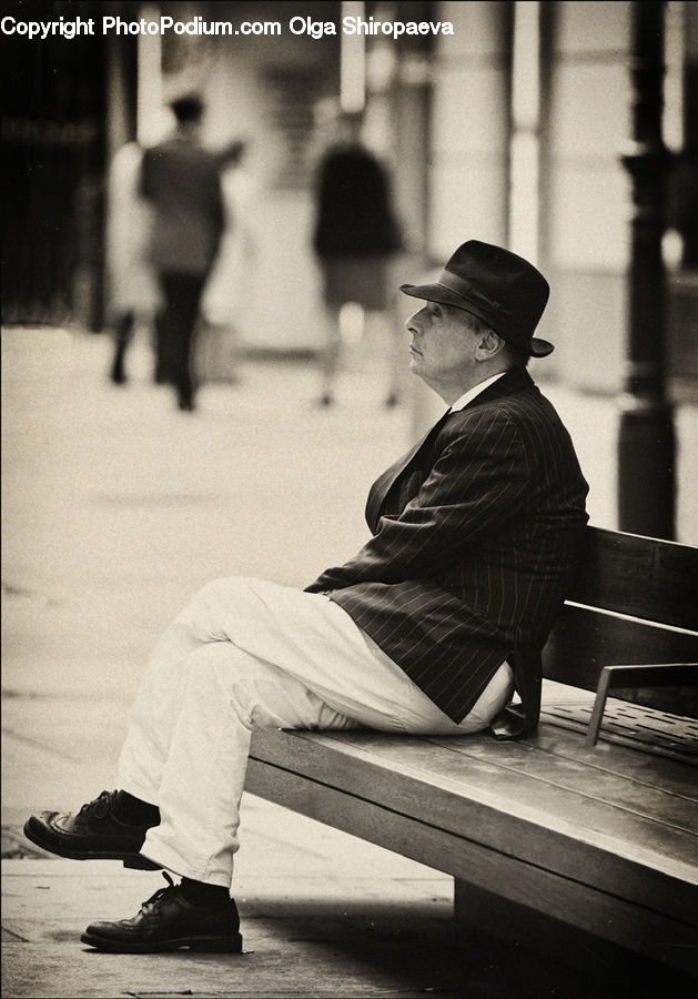 People, Person, Human, Bench, Footwear, Shoe, Head