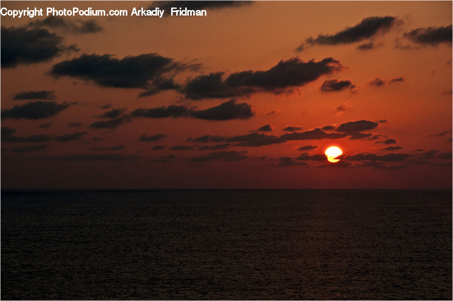 Dawn, Dusk, Red Sky, Sky, Sunrise, Sunset, Outdoors