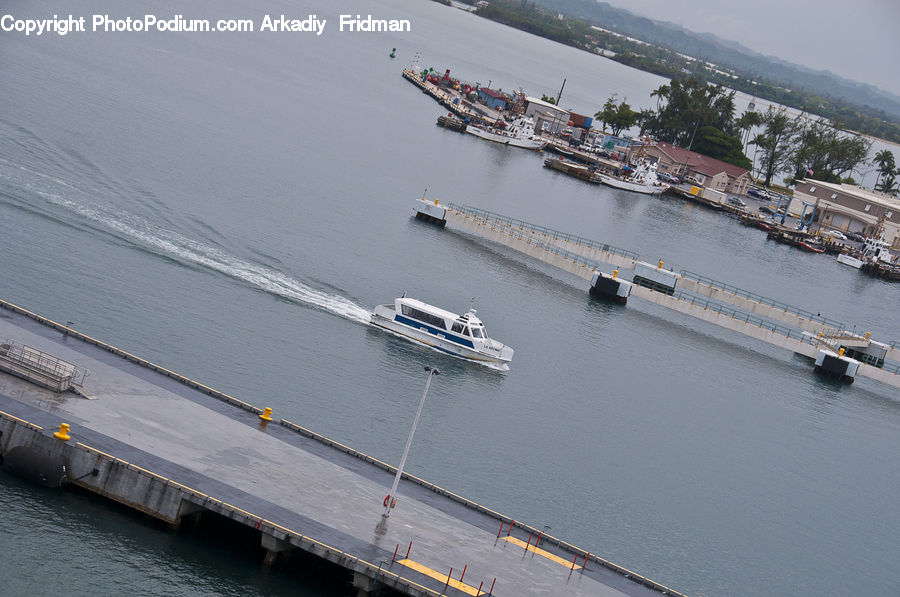 Cruise Ship, Ferry, Freighter, Ship, Tanker, Vessel, Aerial View