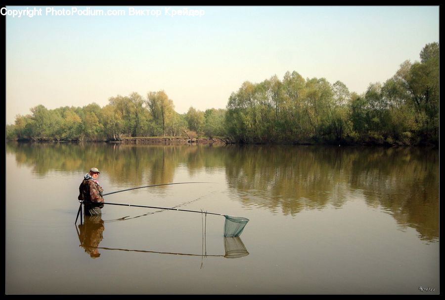 People, Person, Human, Fishing, Leisure Activities, Lake, Outdoors