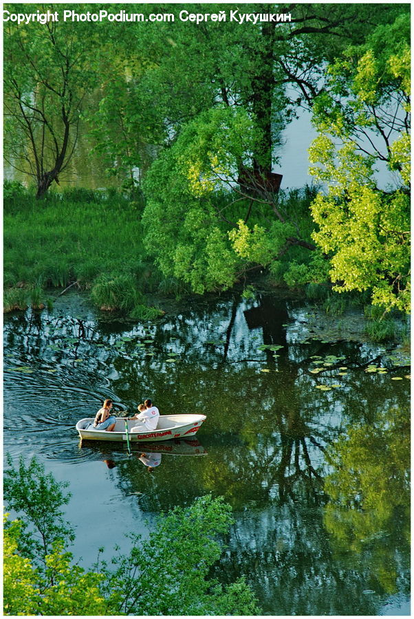 Leisure Activities, Boat, Rowboat, Vessel, Canoe, Outdoors, Pond