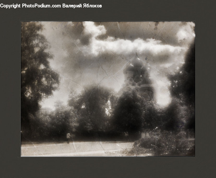 Cloud, Cumulus, Sky, Art, Modern Art, Collage, Poster