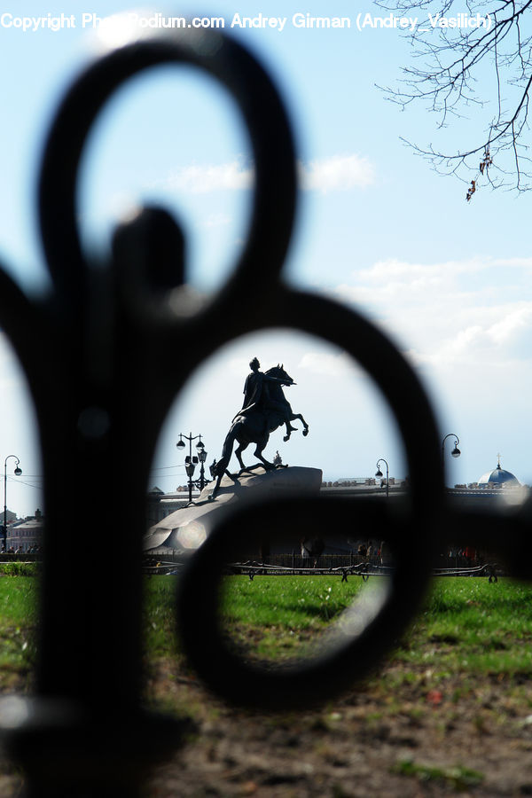 Animal, Horse, Mammal, Art, Sculpture, Statue, Park