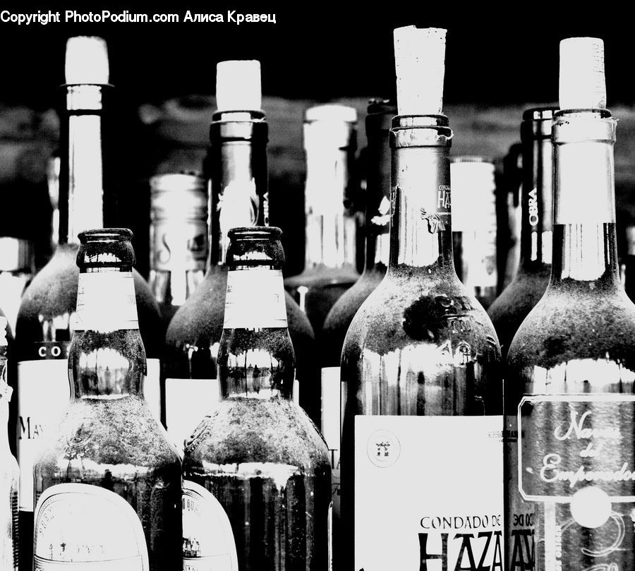 Collage, Poster, Bottle, Alcohol, Beverage, Drink, Water