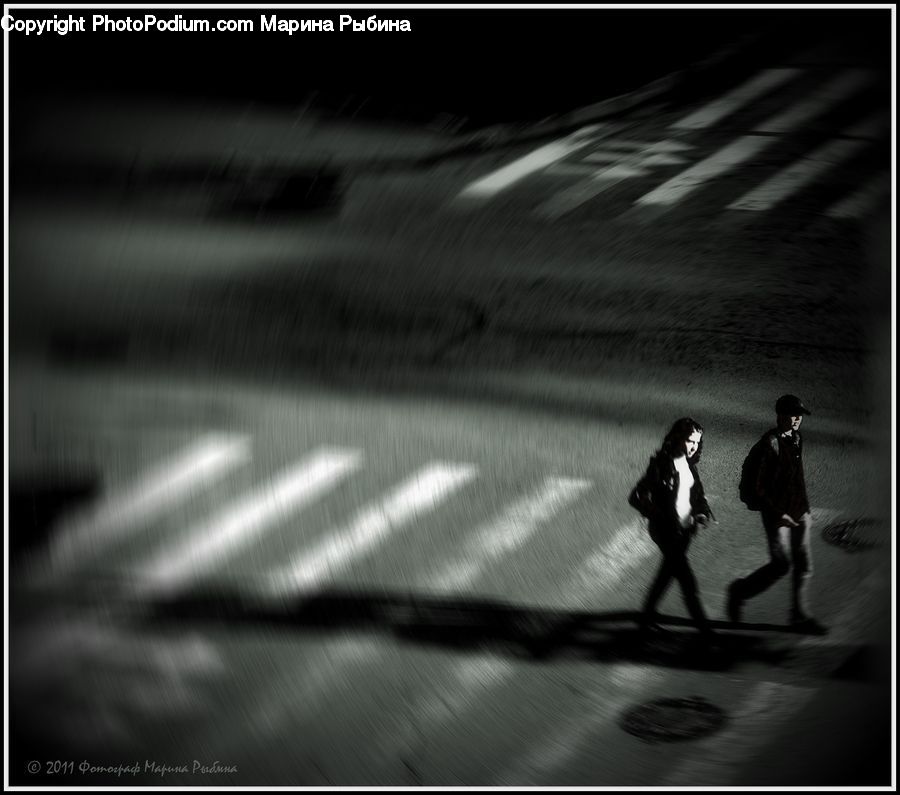 Asphalt, Tarmac, Road, Zebra Crossing, Pedestrian, Person