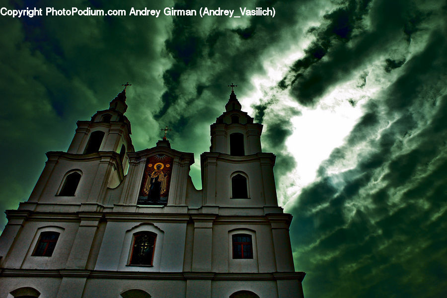 Architecture, Bell Tower, Clock Tower, Tower, Smoke, Spire, Steeple