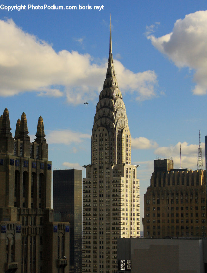 Architecture, City, Downtown, High Rise, Skyscraper, Building, Housing