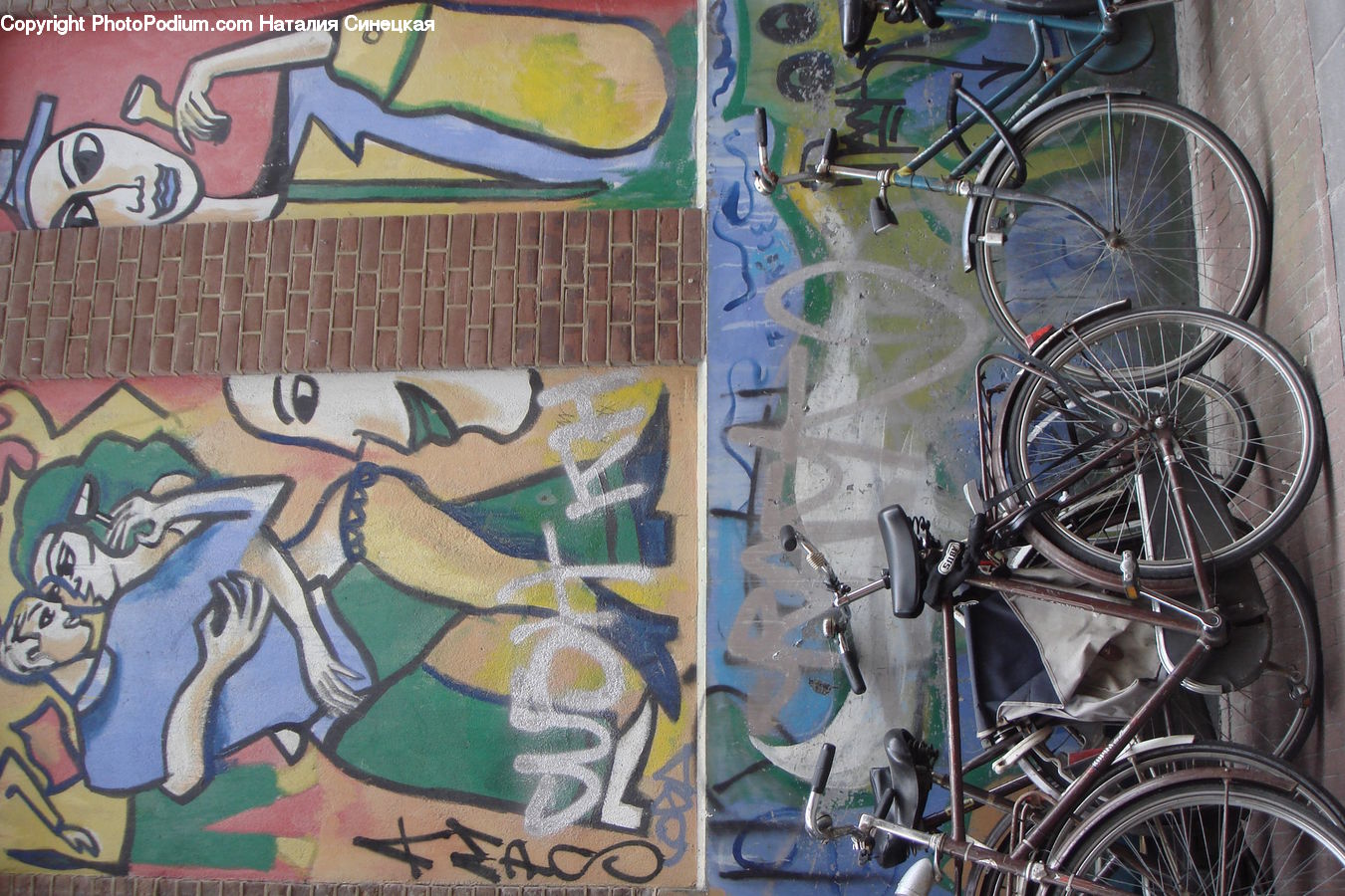 Art, Graffiti, Mural, Wall, Bicycle, Bike, Vehicle