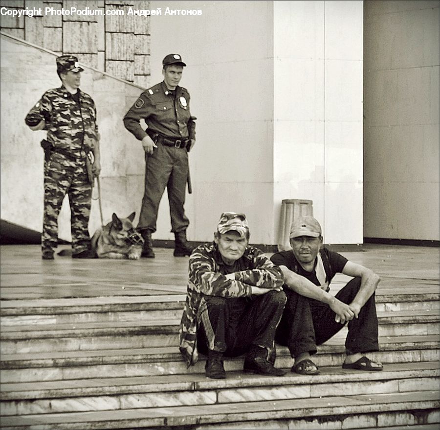 Human, People, Person, Bench, Army, Military, Soldier