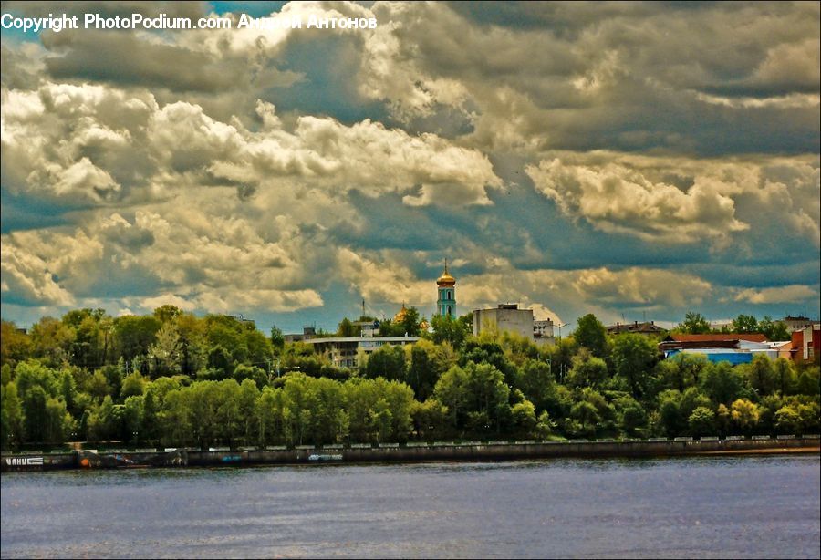 Cloud, Cumulus, Sky, Azure Sky, Outdoors, Landscape, Nature