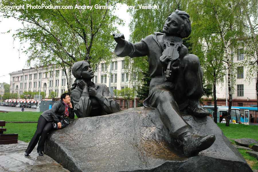 People, Person, Human, Art, Sculpture, Statue, Fountain