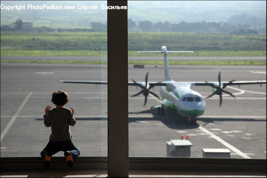 Human, People, Person, Aircraft, Airplane, Airfield, Airport
