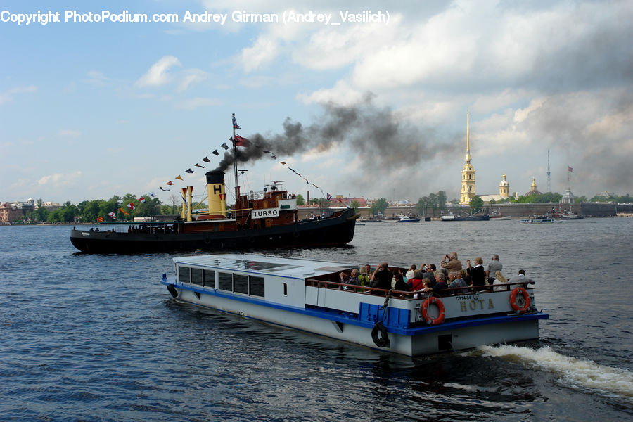 Cruise Ship, Ferry, Freighter, Ship, Tanker, Vessel, Harbor