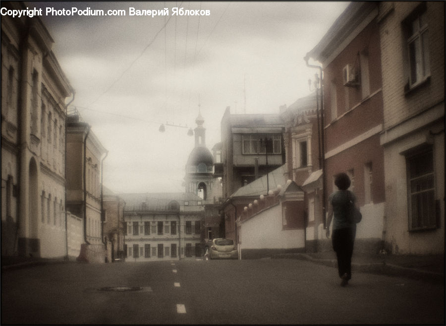 People, Person, Human, Silhouette, Road, Street, Town