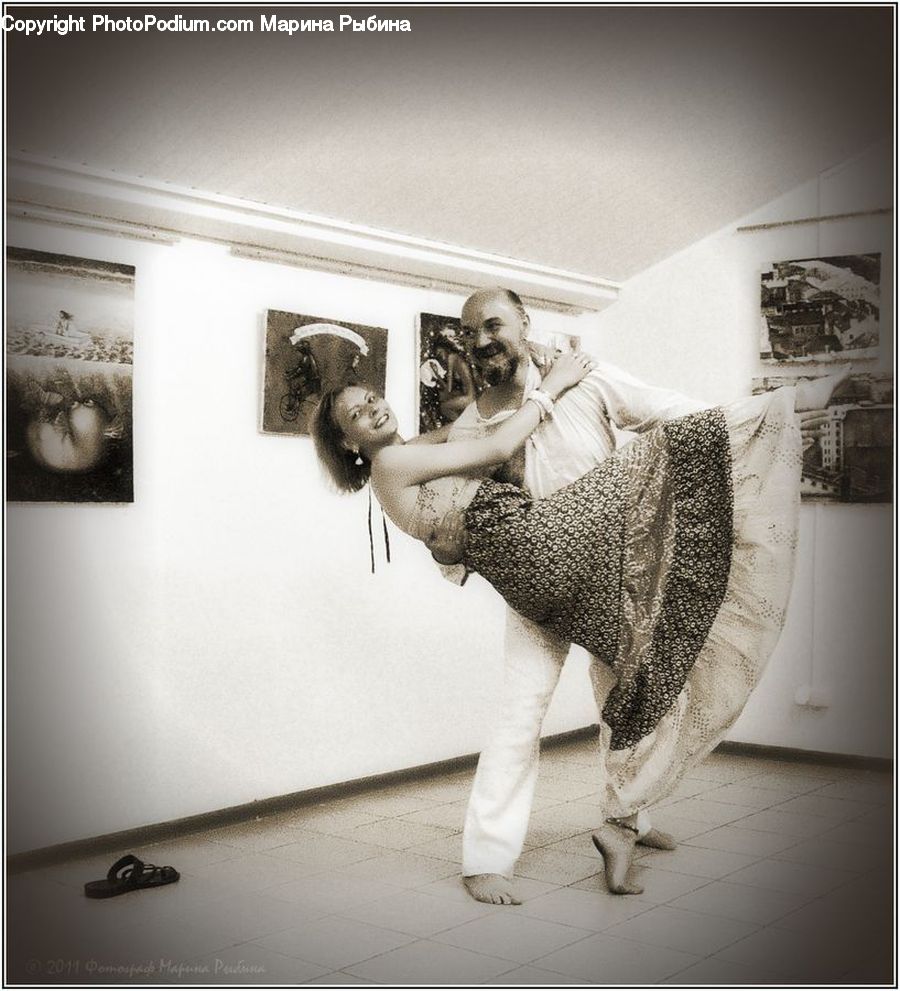 Dance, Dance Pose, Tango, Art, Modern Art, Anubis, People