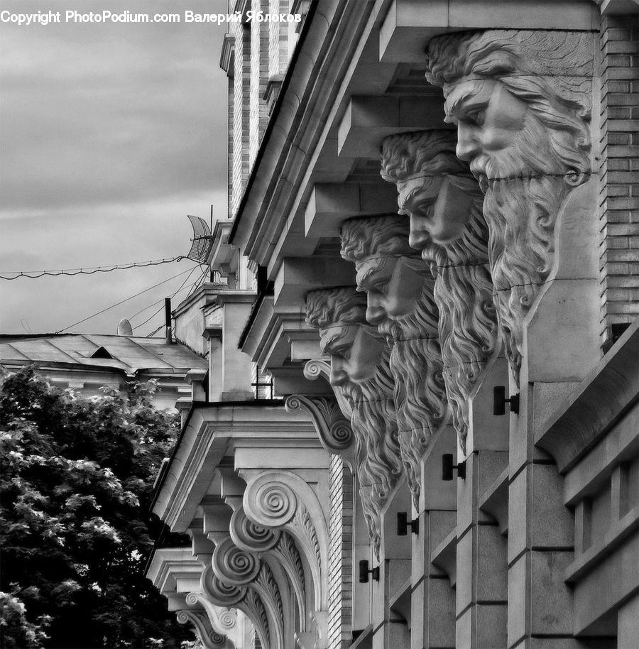 Art, Sculpture, Statue, Column, Pillar, Brick, Architecture