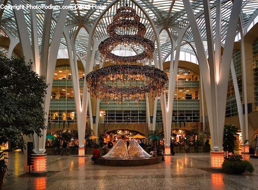 Indoors, Lobby, Reception, Room, Fountain, Water, Architecture