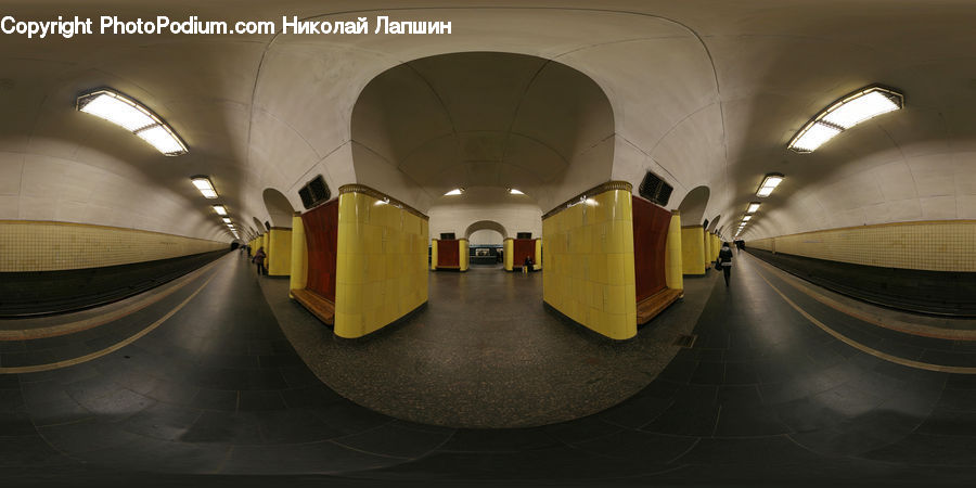 Subway, Train, Train Station, Vehicle, Tunnel, Crypt, Corridor