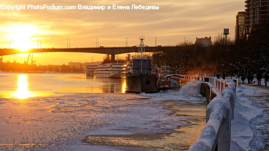 People, Person, Human, Ice, Outdoors, Snow, Ferry
