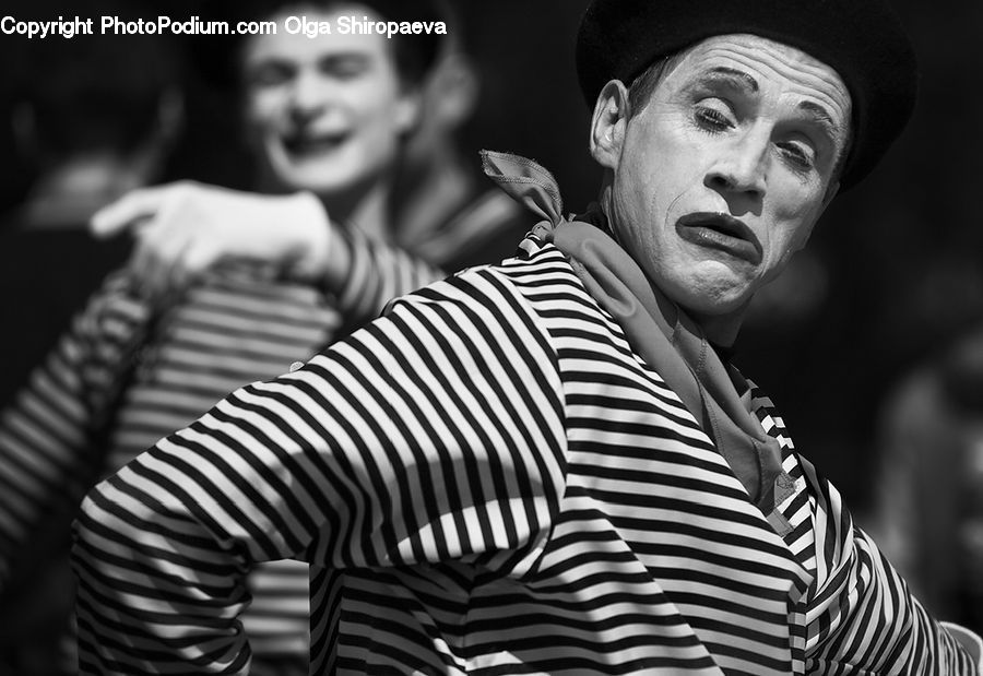 People, Person, Human, Clown, Mime, Performer, Portrait