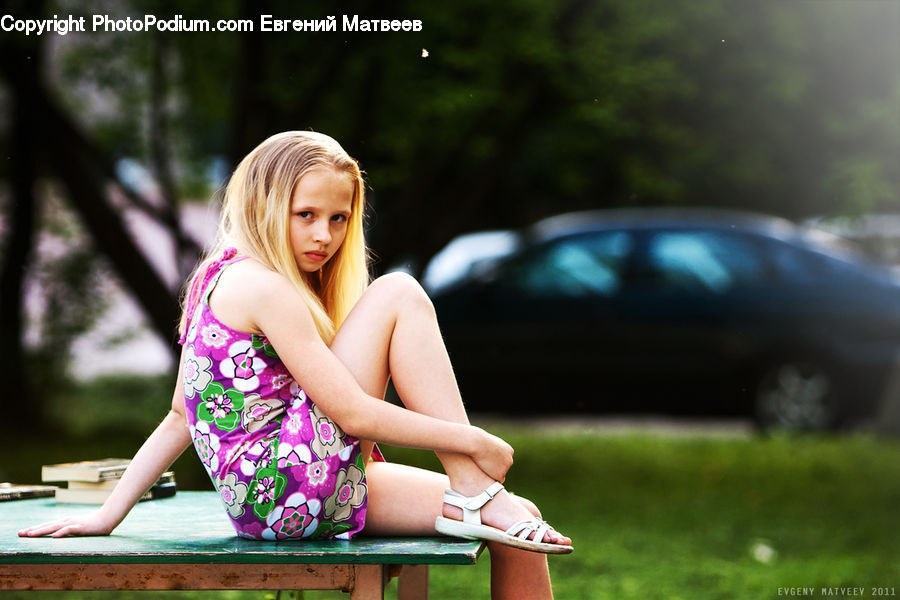 Human, People, Person, Automobile, Car, Vehicle, Blonde