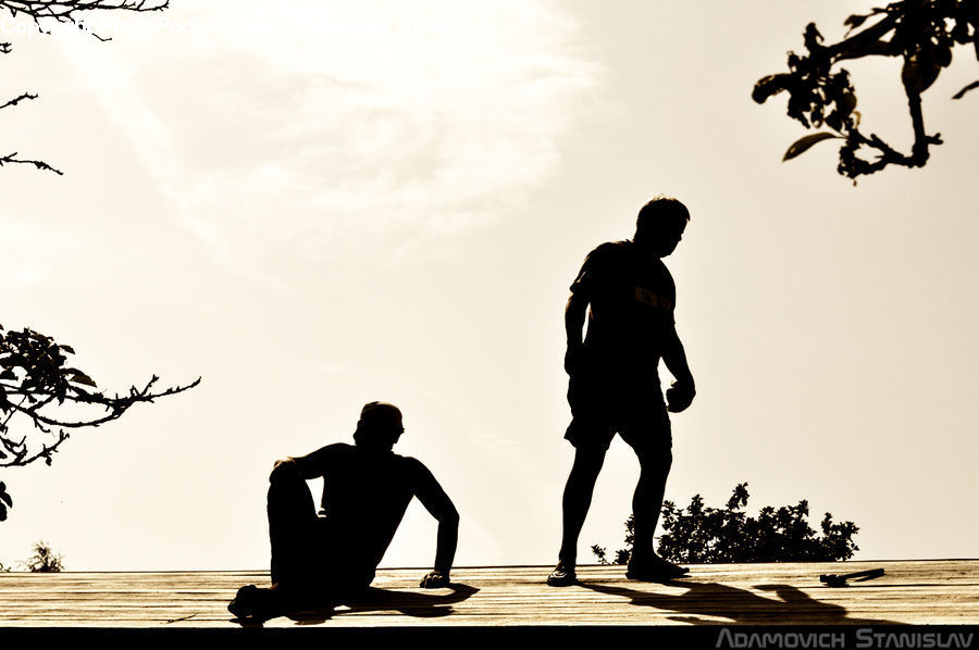 People, Person, Human, Silhouette, Exercise, Fitness, Jogging