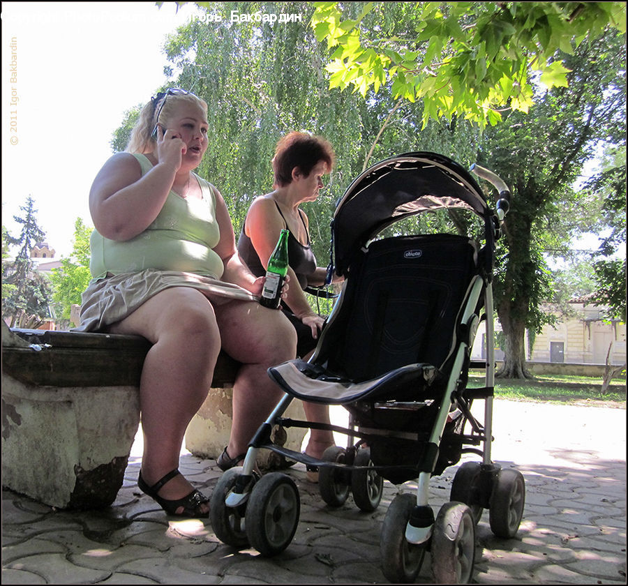 People, Person, Human, Stroller, Buggy, Carriage, Vehicle