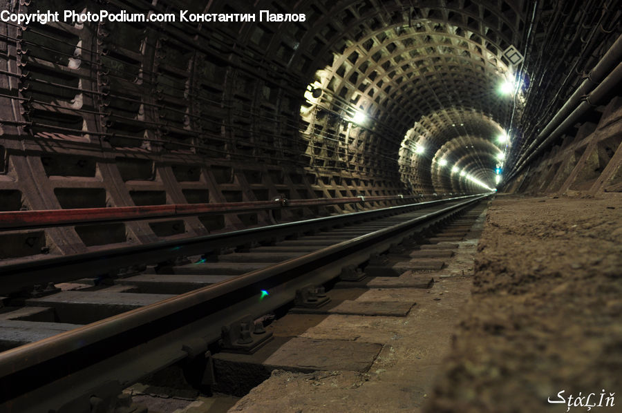 Tunnel, Subway, Train, Train Station, Vehicle