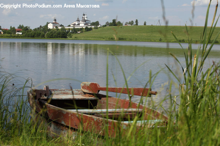 Boat, Dinghy, Land, Marsh, Outdoors, Swamp, Water