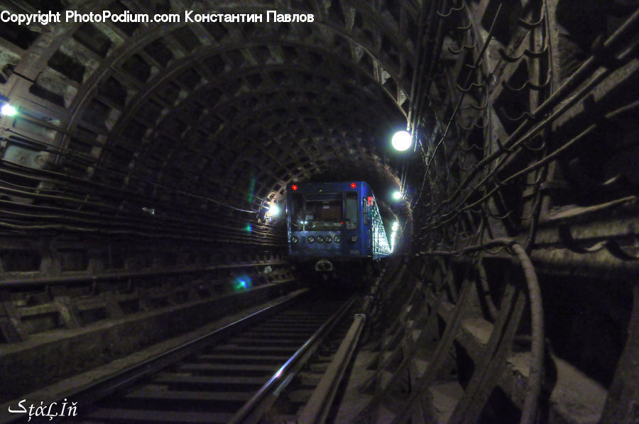 Tunnel, Bicycle, Bike, Vehicle, Subway, Train, Train Station