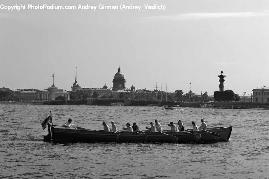 Waterfront, Outdoors, River, Water, Boat, Rowboat, Vessel