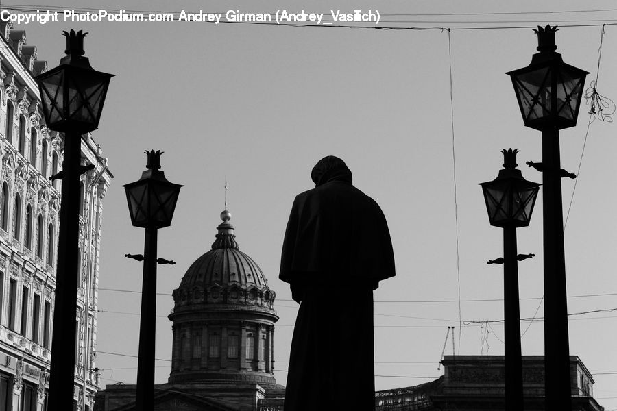 Human, People, Person, Architecture, Dome, Silhouette, Cathedral