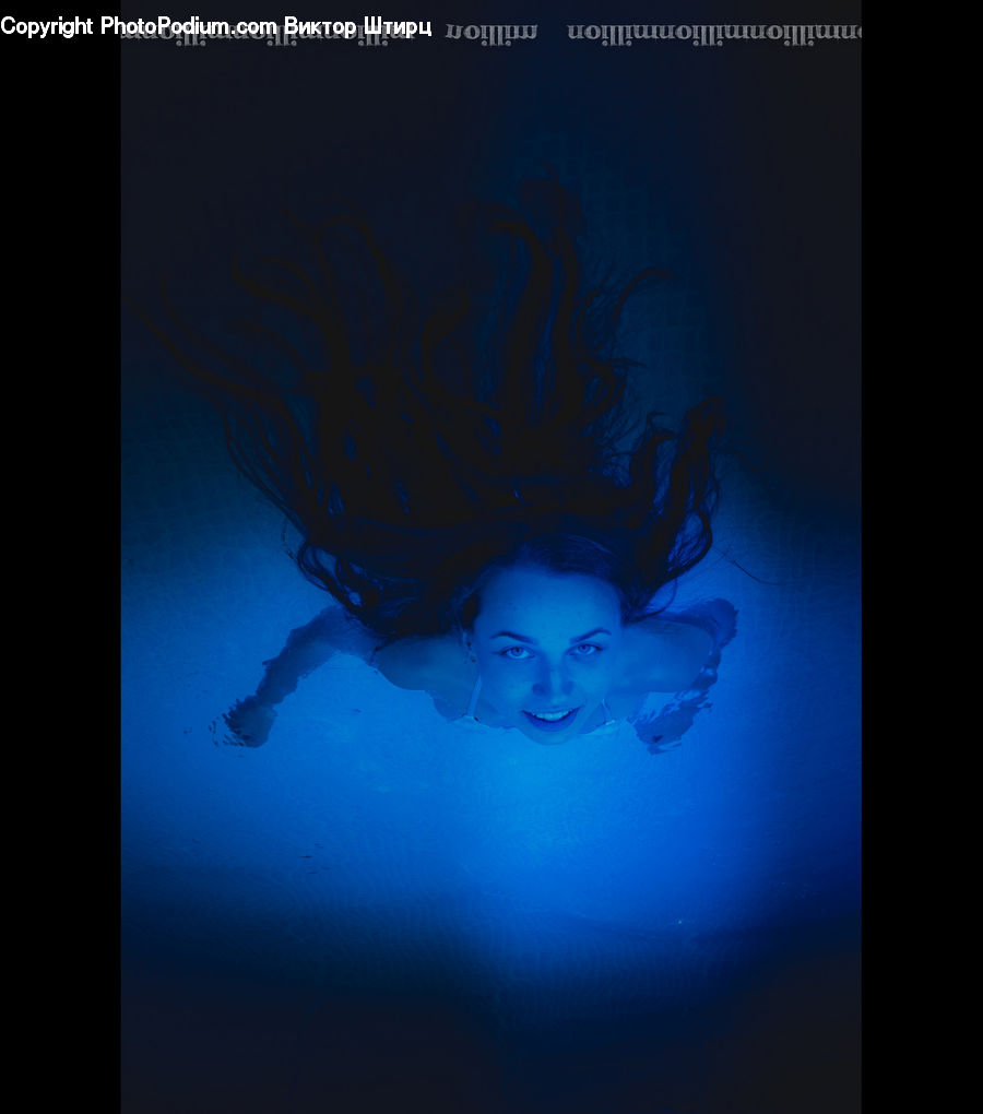 Brochure, Flyer, Poster, Diver, Diving, Sport, Water