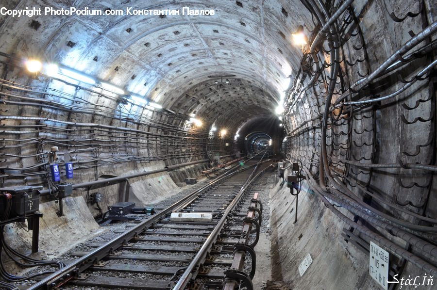 Tunnel, Factory, Train, Vehicle, Subway, Train Station