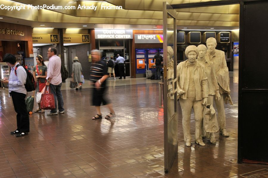 People, Person, Human, Art, Sculpture, Statue, Shopping