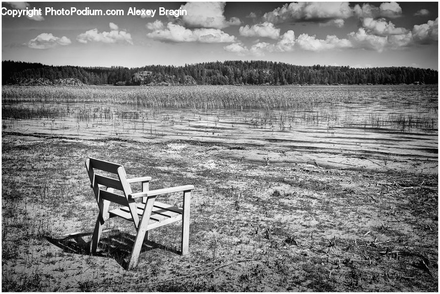 Chair, Furniture, Bench, Outdoors, Sand, Soil