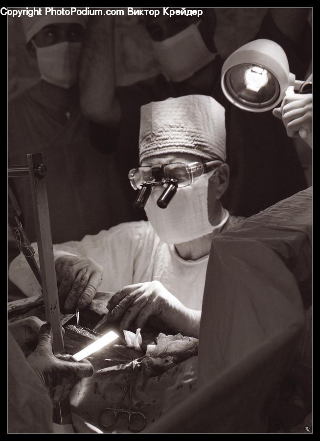 People, Person, Human, Hospital, Operating Theatre, Surgery, Cup