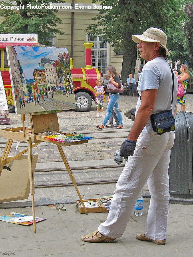 People, Person, Human, Art, Painting, Chair, Furniture