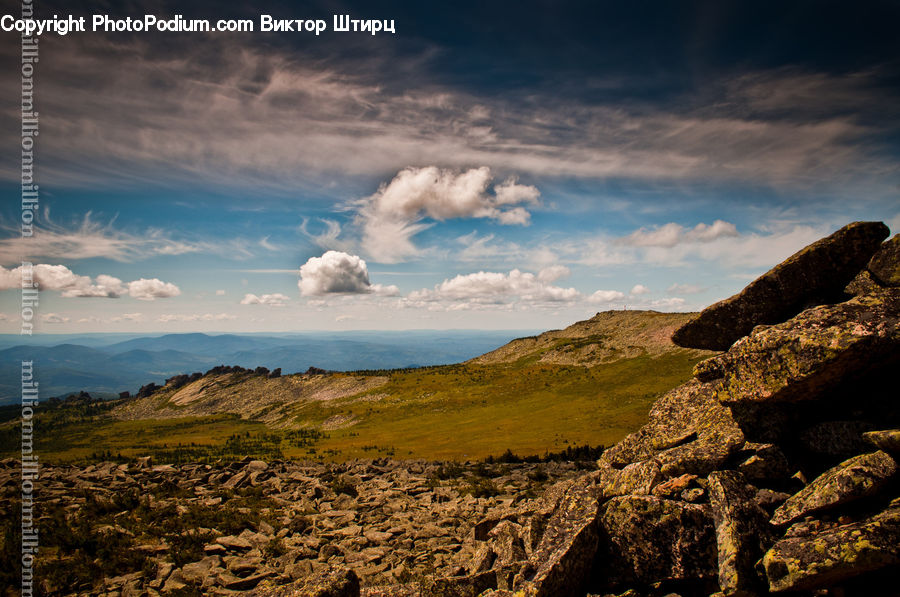 Azure Sky, Cloud, Outdoors, Sky, Cumulus, Landscape, Nature